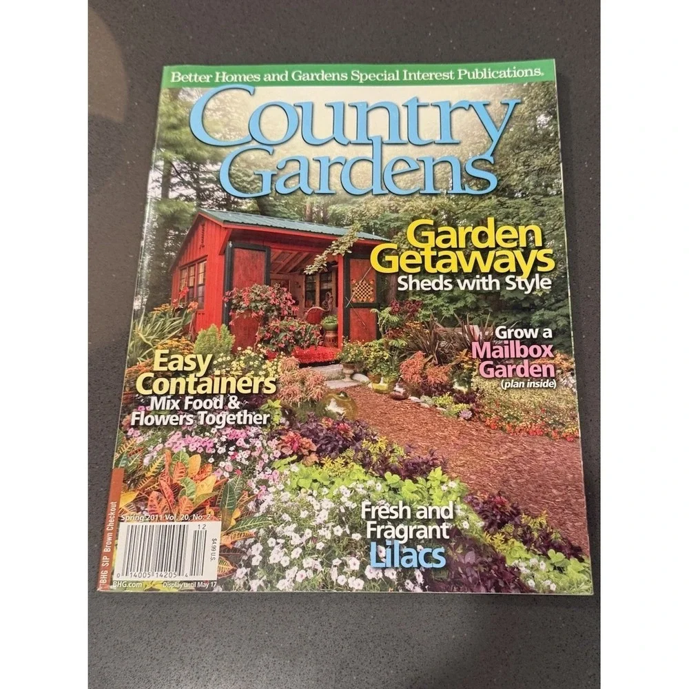 Lot of 6 COUNTRY GARDENS Magazines 2009-2011 Smoke Free Home EUC Lot G